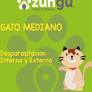 Desparacitación Interna y Externa para gato mediano
